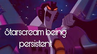 Starscream being PERSISTENT for about 12 minutes (TFA season 2)