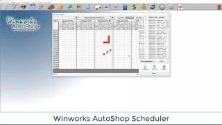 Winworks AutoShop Tutorials- Scheduler