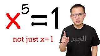 Solving x^5=1