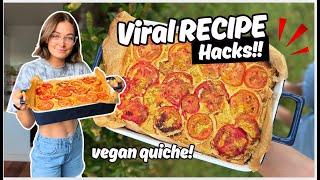 I made this Viral Quiche Recipe into a weight loss meal… (4 step hacks!)