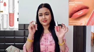 L'Oreal Paris Plump Ambition Hyaluron Lip Oil ||Review Swatches|| Shalini Aryan