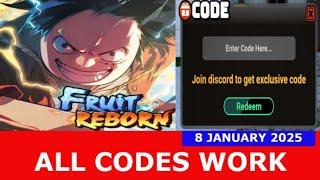 *ALL CODES WORK* [ Thunder X Flame ] Fruit Reborn ROBLOX | JANUARY 8, 2025