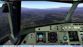 X-Plane 10 A321 beautiful approach into Geneva - 1 / 2