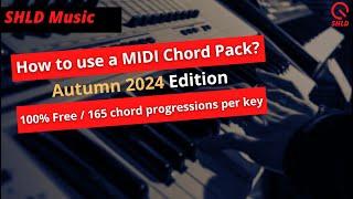 Free MIDI Chord Pack - Demo and How to - SHLD Chord Pack Autumn 2024 edition