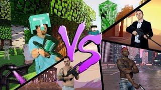 MINECRAFT vs. GTA V 