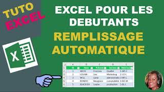 Comment utiliser le remplissage #automatique# dans #Excel#