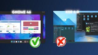 Gnome VS KDE IN 2024 - What is The Better Desktop Environment