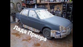 ОКРАСКА ВНУТРЯНКИ Lada Priora снежная королева