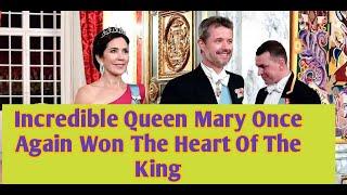 Royal Romance: Queen Mary Captivates King Frederik's Heart Again at the Gala Dinner!"