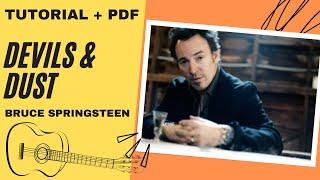 Devils And Dust | Bruce Springsteen | Tutorial Chitarra | Accordi | Open Tunings