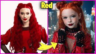 DESCENDANTS THE RISE OF RED CHARACTERS AS TEENAGE GIRL