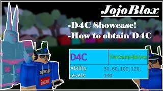 JojoBlox D4C showcase | Jojo Blox How to obtain D4C | Roblox