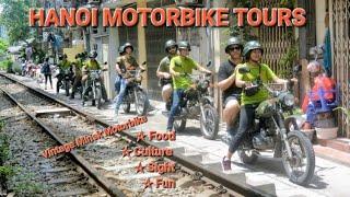 HANOI MOTORBIKE TOUR -  FOOD + CULTURE + SIGHT + FUN BY VINTAGE MOTORBIKE TOURS #hanoimotorbiketour