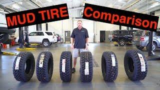 The BEST Mud Tires Compared General Grabber X3, BF Goodrich KM3, Plus Toyo, Nitto, Firestone, Falken