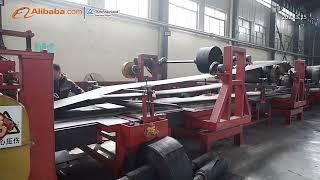 Rubber conveyor belt manufacture
