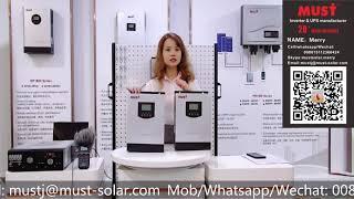 Merry brings you a live introduction for the model of PV18 Series Off Grid Solar Inverter.