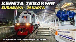 EKONOMI MEWAH TERMURAH SURABAYA - JAKARTA DI KERETA PALING MALAM!! KA Dharmawangsa New Generation