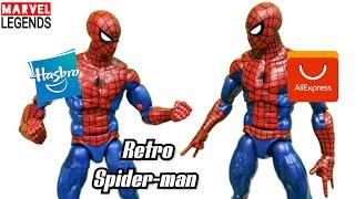 BOOTLEG or NOT?? Aliexpress Marvel Legends Retro Spider-man comparison and review