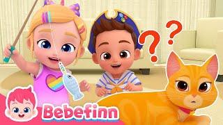  Let's Play with Our Kitty Boo!ㅣBebefinn Playtime Musical Stories