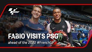 Fabio visits PSG ahead of the 2022 #FrenchGP