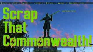 FALLOUT 4 Scrap That Commonwealth Mod (STC) Scrap the ENTIRE Wasteland  XBOX & PS4 2022 Load Order