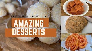 Quick and Delicious recipes of AMAZING DESSERTS | Compilation of desserts| स्वादिष्ट मिठाइयाँ