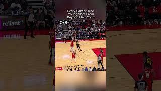 Every Career Trae Young Shot From Beyond Half-Court #nba #basketball