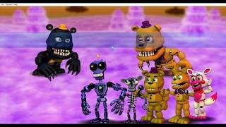 FNAF WORLD THE RETURN TO NIGHTMARE'S  ( Gameplay )