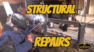 E4 Watch Us Rebuild a $750 Tandem Axle Trailer! Welding & Structural Repair