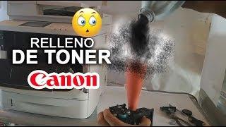 como rellenar toner canon varios modelos