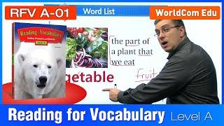 Learn English | Reading for Vocabulary | Level A | Lesson 01 |  Brian Stuart  (미국교과서) (영어 강의)