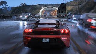 GTA 5 Overhaul Realistic Weather With Real Life Traffic Mod Showcase On RTX4090 Ultra Settings