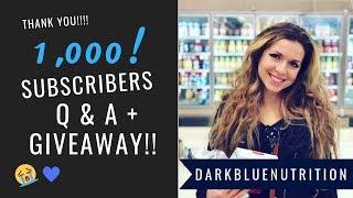 Get To Know Me | 50 Q & A Questions | Dark Blue Nutrition