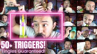 Over 50 ASMR Triggers!  The Ultimate Sampler Video for Endless Tingles 