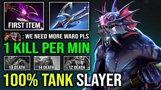 WTF First Item Silver Edge 100% Tank Slayer Delete BB & Timber with 31Kills Solo Mid Slardar Dota 2