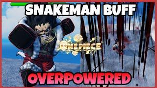 [AOPG] Gear 4 Snakeman Buff is BROKEN! BETTER THAN GEAR 5?! A One Piece Game | Roblox