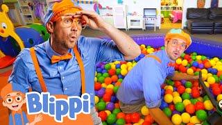 Blippi Visits an Indoor Playground | Educational Videos For Kids | Moonbug Kids - Get Up And Go!