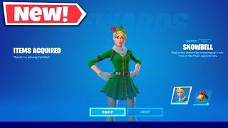 How To Get Snowbell Elf Skin NOW FREE In Fortnite! (Unlock Snowbell elf Skin) Free Snowbell Skin