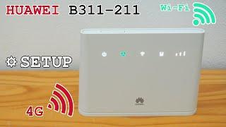 Huawei B311-211 4G Router Wi-Fi • Unboxing, installation, configuration and test