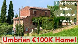 Mugnanesi, Italy! Umbria Border w/Tuscany! €100K 3 Bedroom home on Lake Montepulciano!
