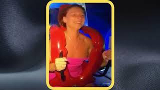 OMG!! Puppy Out Slingshot Ride Girl ReactionWait for End! The secret is OUT! Slingshot Ride