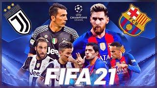 FIFA 21 JUVENTUS BARCELONA LEAGUE CHAMPIONS CPU VS CPU | PS4 | ROSVI Game