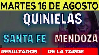 Resultados Quinielas Vespertinas de Santa Fe y Mendoza, Martes 16 de Agosto