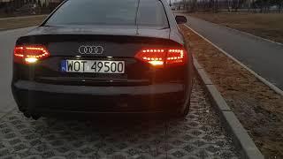 Audi A4 B8 - kierunkowskaz LED vs zwykła żarówka