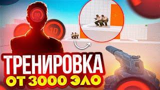 ЛУЧШАЯ ТРЕНИРОВКА ОТ 3000 ЭЛО! (КС2)