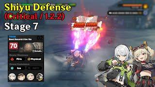 Shiyu Defense (Critical / 1.2.2) Stage 7 - Burnice M2R1 (Anby,Lucy) 2nd half S Clear | ZZZ