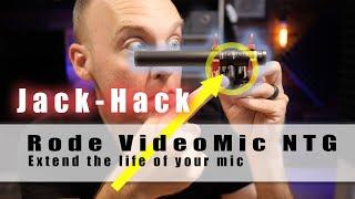 Rode VideoMic NTG Jack Hack - Extend the life of your Mic