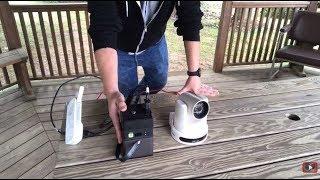 Completely Wireless PTZ Camera w/ Battery & IP Joystick