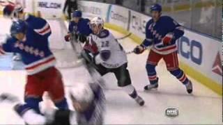 2 Big hits Rangers vs Kings [FSN]