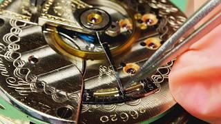 Restoring a Solid Gold Pocket Watch from 1887 with Beautiful (Hidden) Movement Finishing!